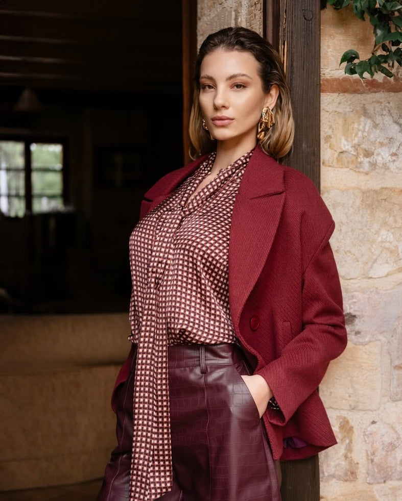 SIA CROCO SHORT PANTS - Vesta Donna