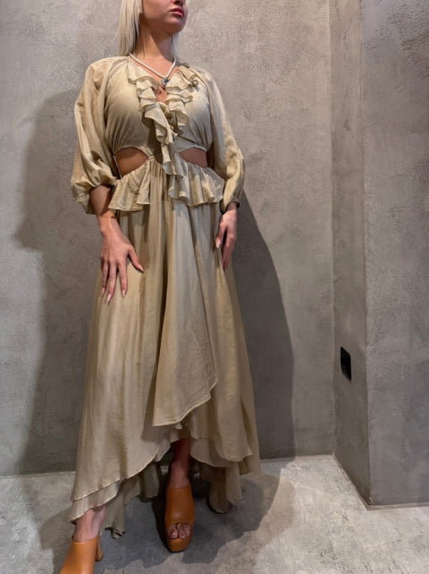 NYSA DRESS BEIGE