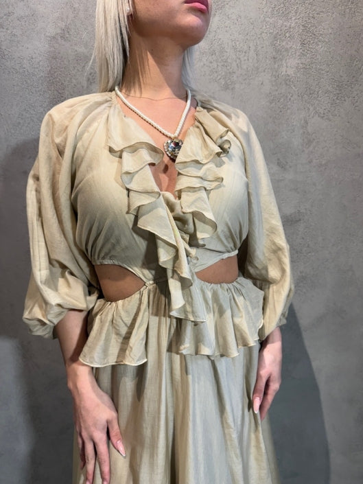 NYSA DRESS BEIGE