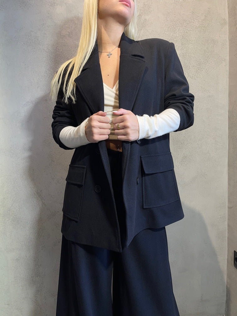 KIMBERLY BLAZER BLACK - Vesta Donna