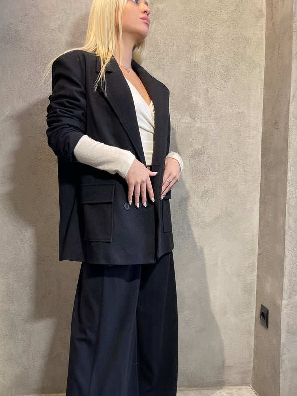 KIMBERLY BLAZER BLACK - Vesta Donna