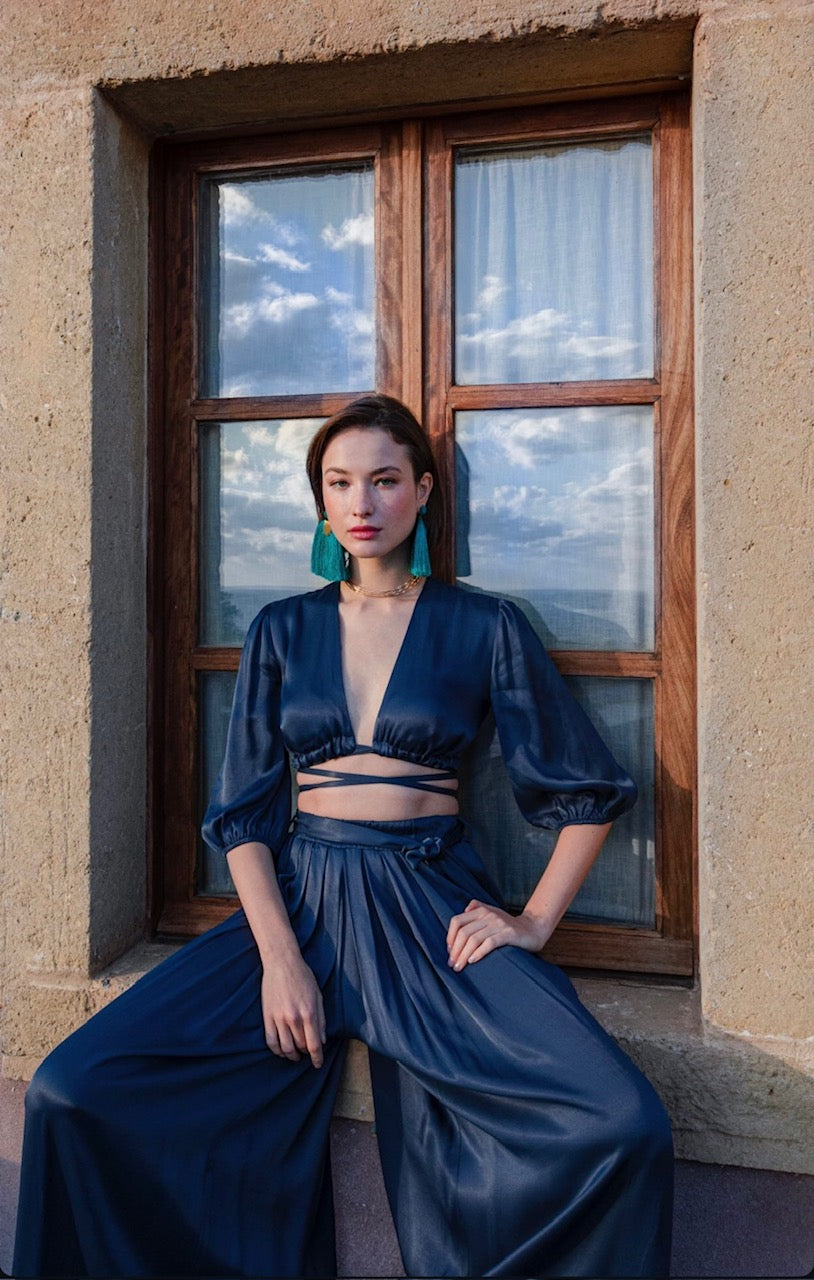 ABBY SET NAVY BLUE - Vesta Donna