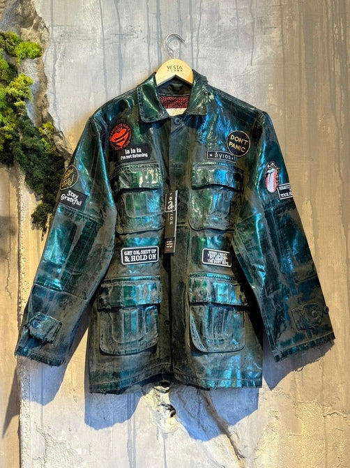 FILIZIA JACKET FOREST GREEN FOIL