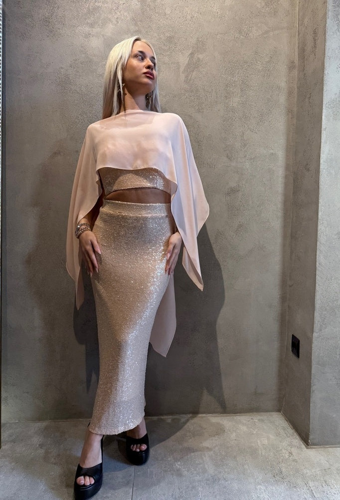 KATHY TOP NUDE - Vesta Donna