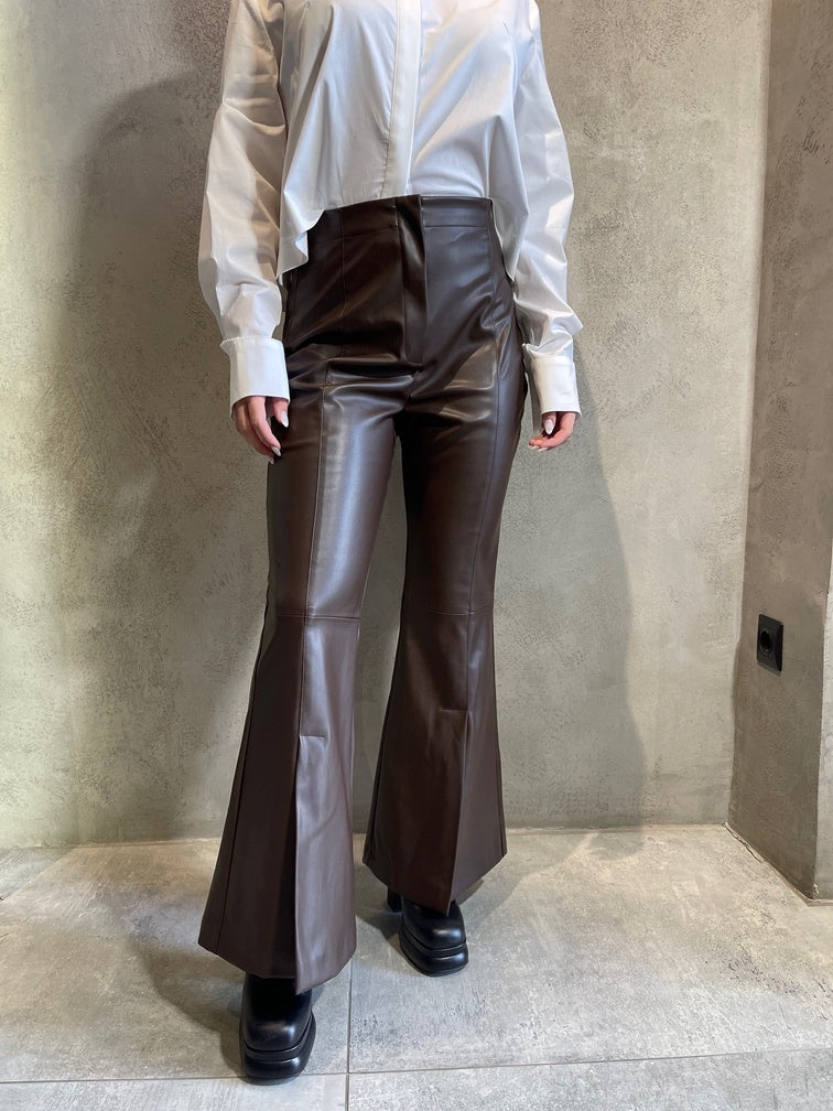 CALLIOPE PANTS BROWN - Vesta Donna