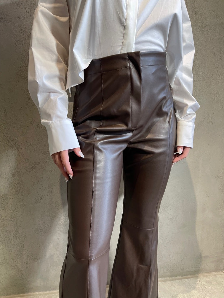 CALLIOPE PANTS BROWN - Vesta Donna