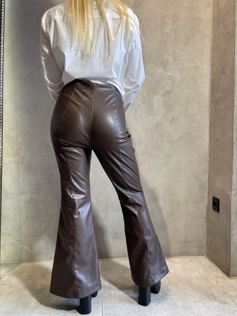 CALLIOPE PANTS BROWN - Vesta Donna