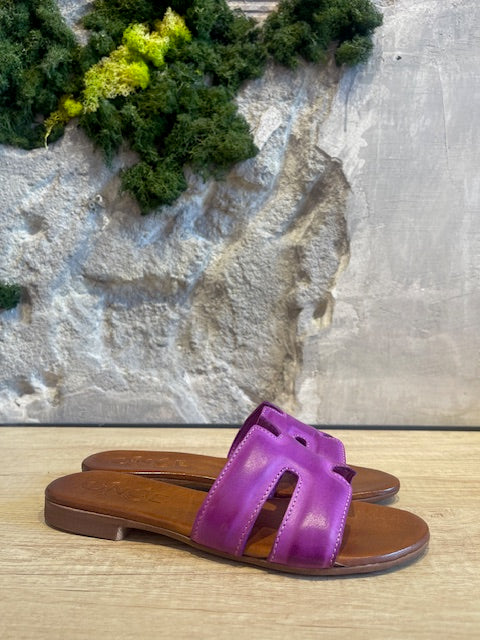Italians JESSE PURPLE SLIPPERS - Vesta Donna