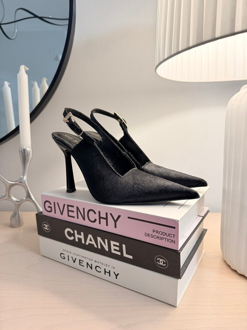 ZAMOR PONYSKIN HEELS