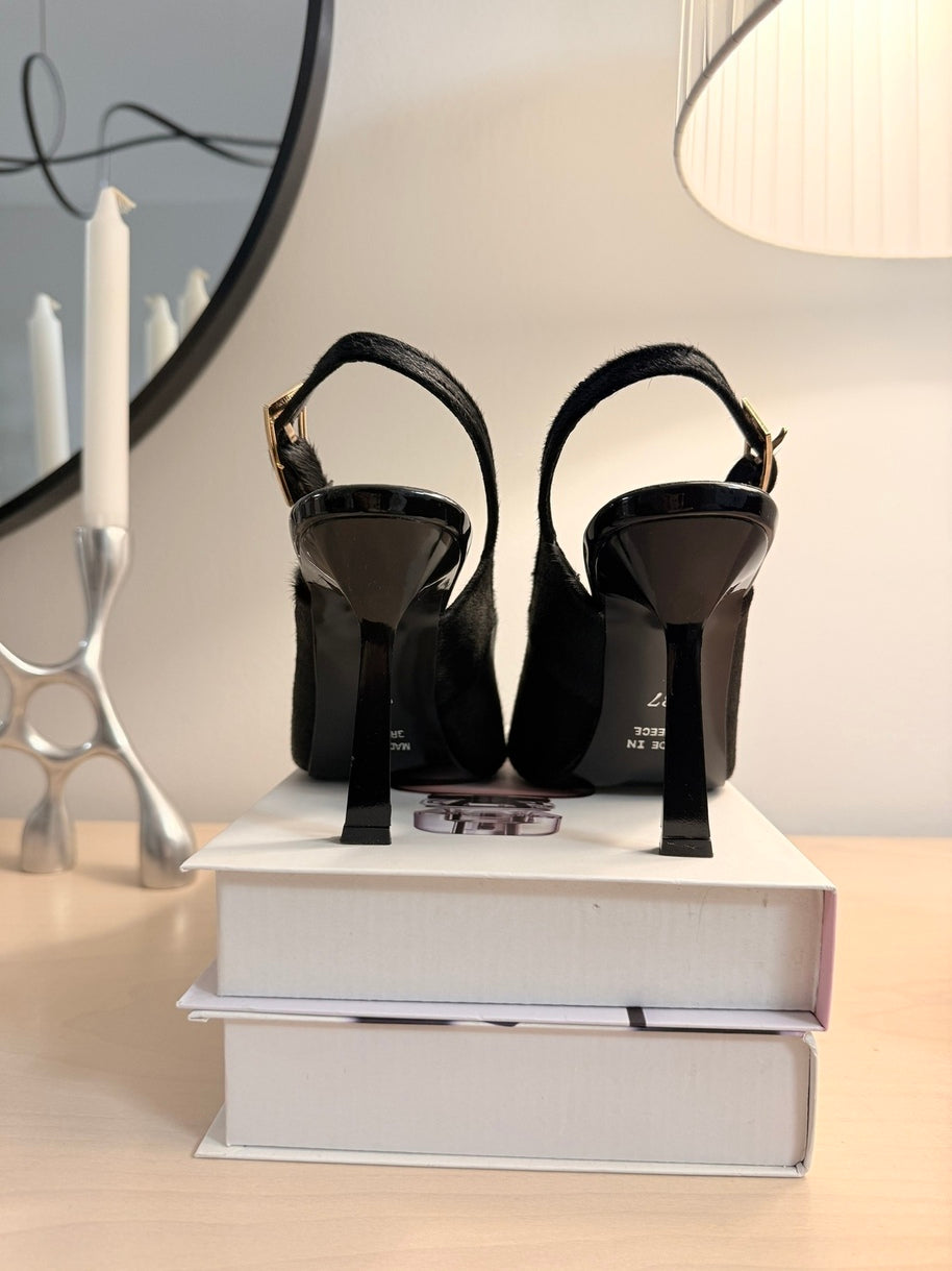 ZAMOR PONYSKIN HEELS