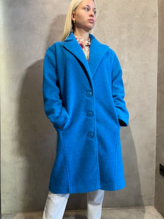 MIRIAM COAT PETROL - Vesta Donna