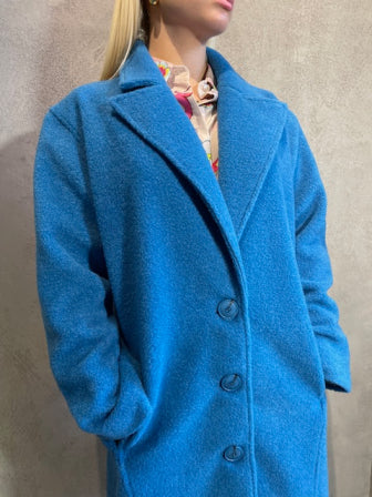 MIRIAM COAT PETROL - Vesta Donna