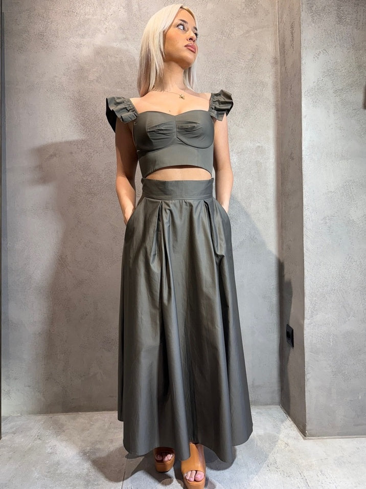 TIFFANY SET KHAKI - Vesta Donna