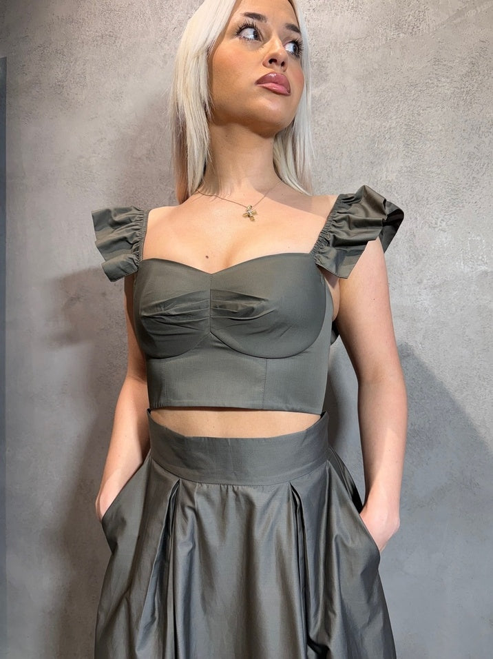 TIFFANY SET KHAKI - Vesta Donna