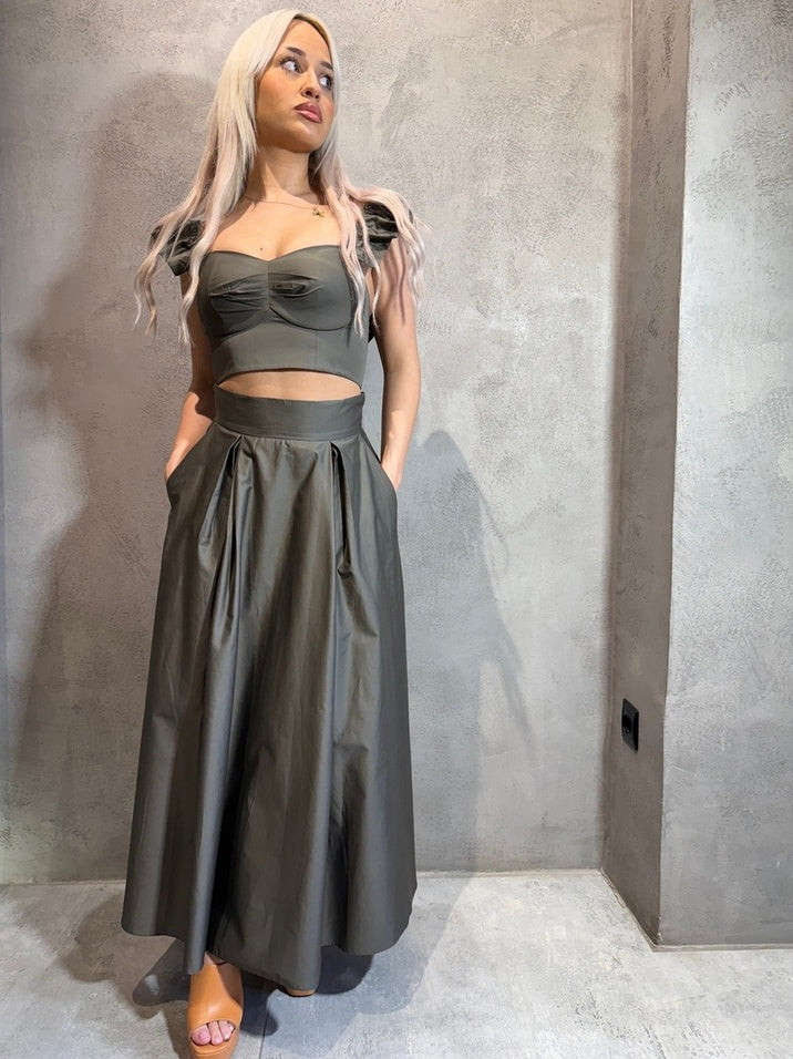 TIFFANY SET KHAKI - Vesta Donna