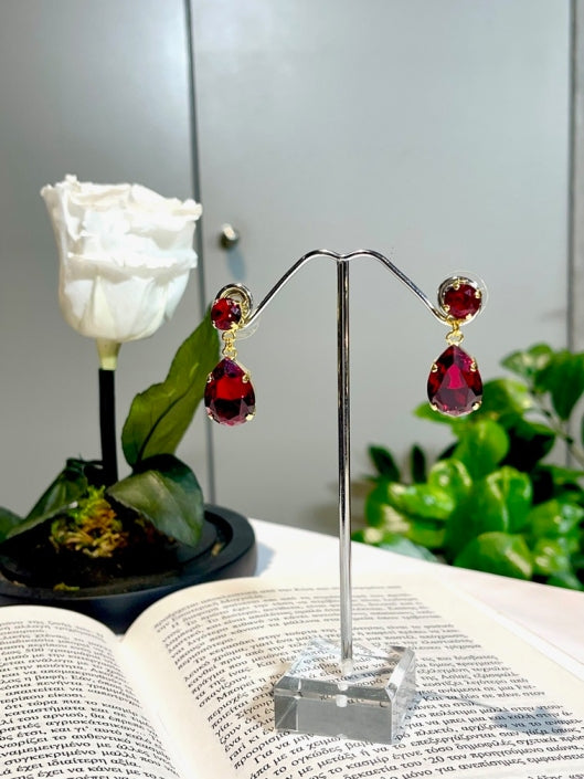 ΣΚΟΥΛΑΡΙΚΙΑ ΚΡΕΜΑΣΤΑ ΣΚΟΥΡΟ ΚΟΚΚΙΝΟ - Vesta Donna