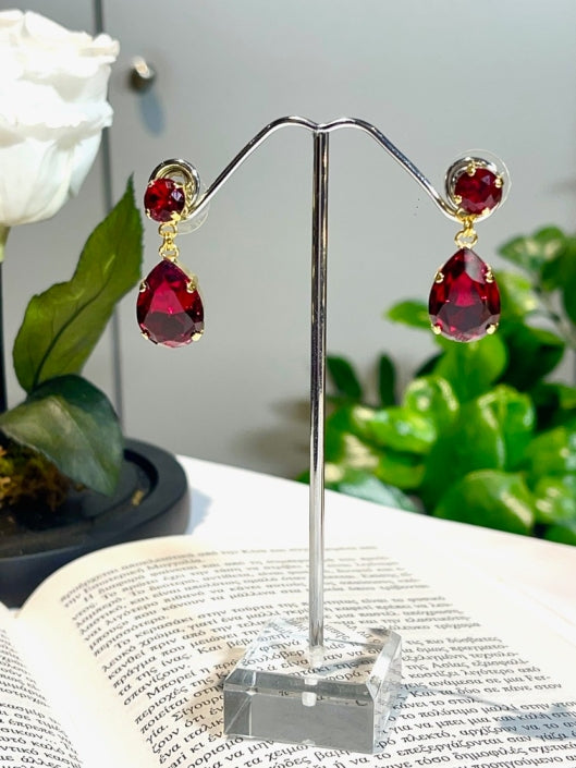 ΣΚΟΥΛΑΡΙΚΙΑ ΚΡΕΜΑΣΤΑ ΣΚΟΥΡΟ ΚΟΚΚΙΝΟ - Vesta Donna