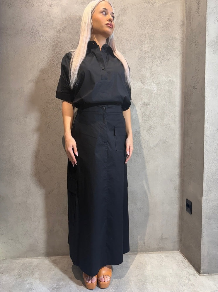 VIKTORIA SKIRT BLACK - Vesta Donna