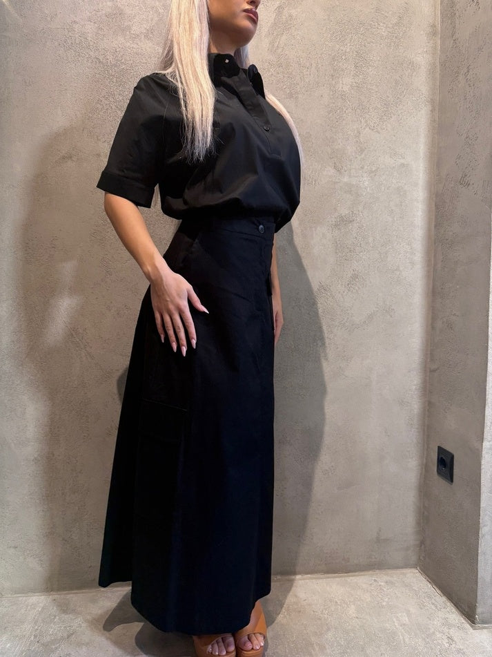 VIKTORIA SKIRT BLACK - Vesta Donna