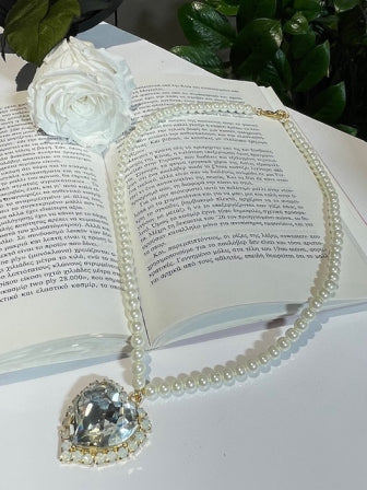 ΚΟΛΙΕ ΜΕ ΜΙΚΡΕΣ ΠΕΡΛΕΣ ΚΑΙ ΚΡΕΜΑΣΤΗ ΚΑΡΔΙΑ - Vesta Donna