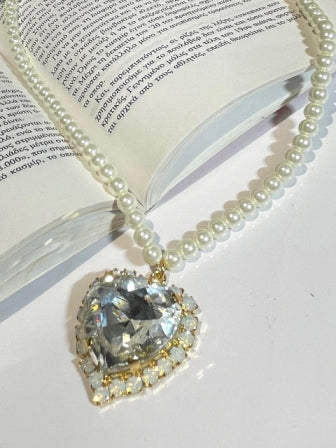 ΚΟΛΙΕ ΜΕ ΜΙΚΡΕΣ ΠΕΡΛΕΣ ΚΑΙ ΚΡΕΜΑΣΤΗ ΚΑΡΔΙΑ - Vesta Donna