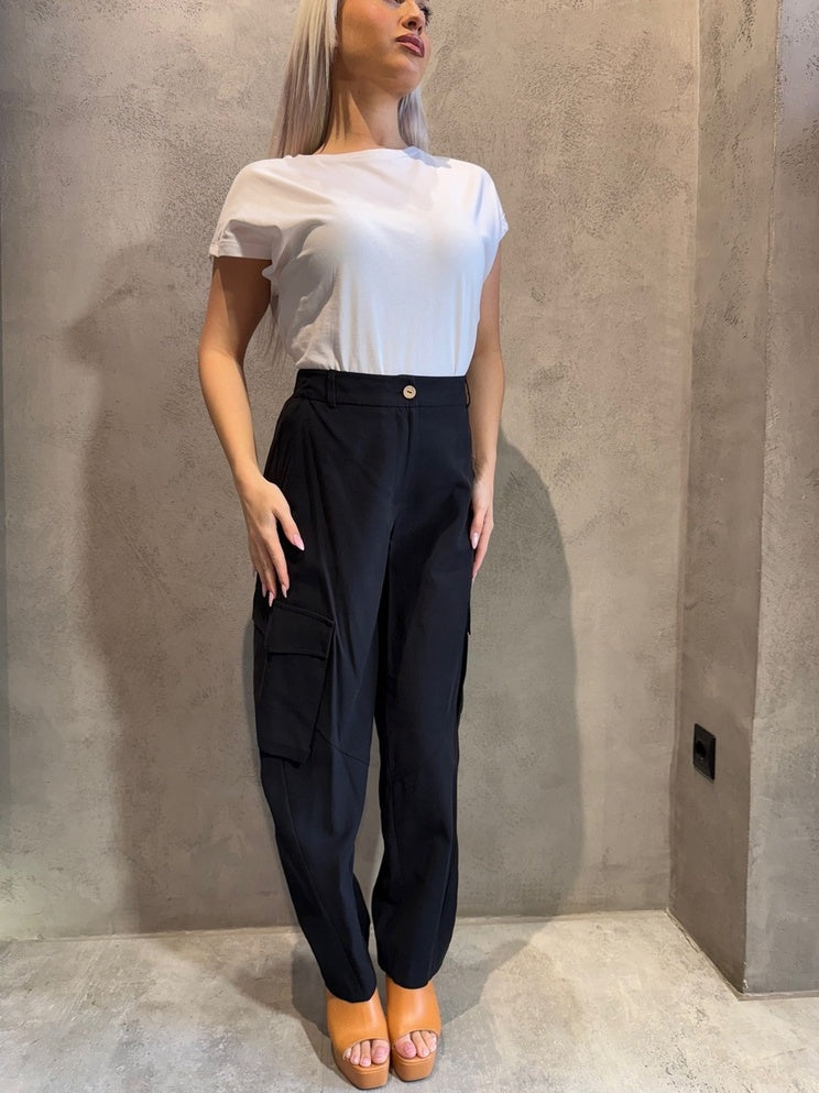 LINDA PANTS BLACK - Vesta Donna