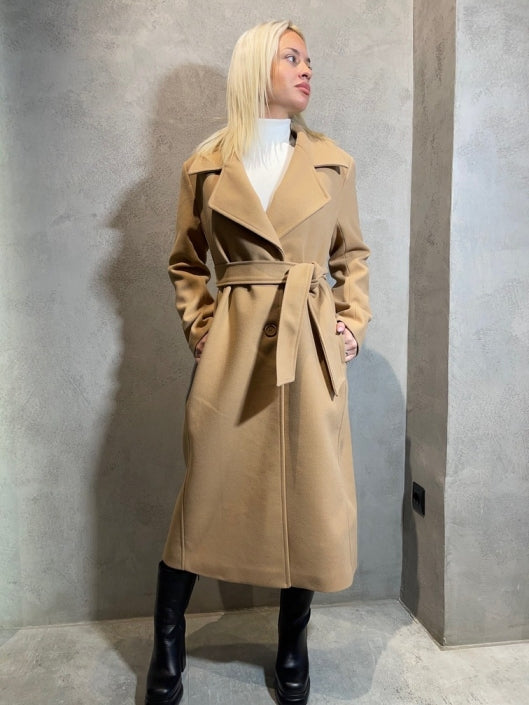 MORGAN COAT CAMEL - Vesta Donna