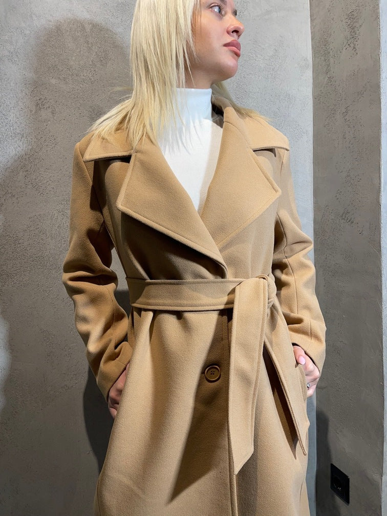 MORGAN COAT CAMEL - Vesta Donna
