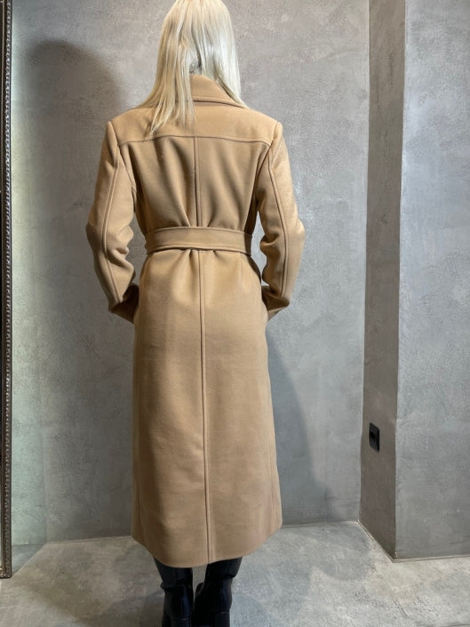 MORGAN COAT CAMEL - Vesta Donna