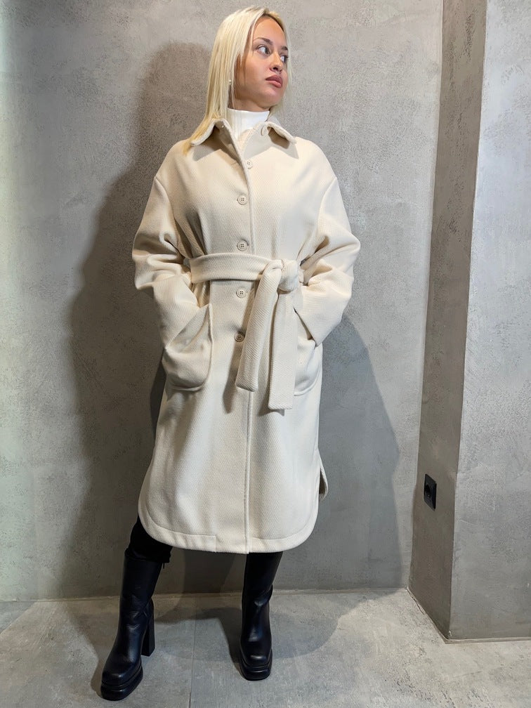 WILLOW COAT VANILLA - Vesta Donna