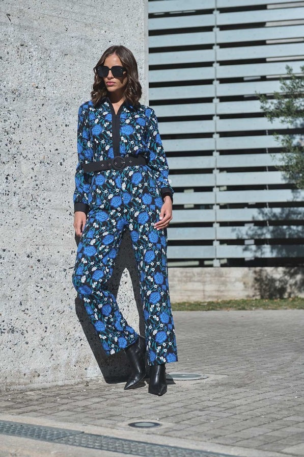 BLUE HEART JUMPSUIT - Vesta Donna