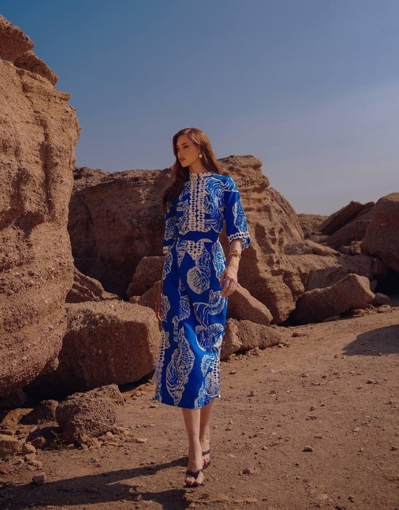 AEGEAN LONG DRESS - Vesta Donna