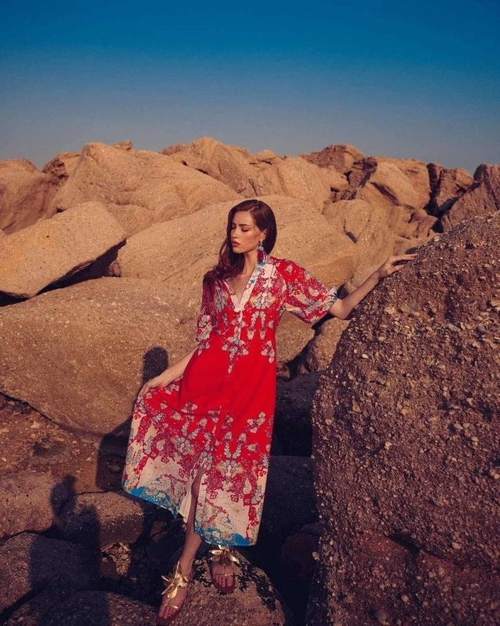 CLAIRE LONG DRESS - Vesta Donna