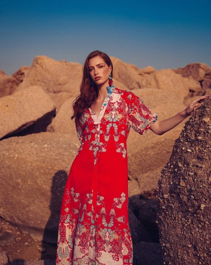 CLAIRE LONG DRESS - Vesta Donna