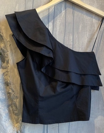 ESME BLACK TOP - Vesta Donna