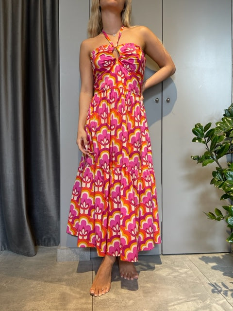 Milla FLOWERS BUSTIER DRESS - Vesta Donna