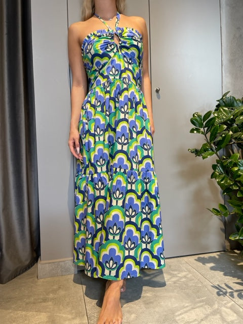 Milla FLOWERS BUSTIER DRESS - Vesta Donna