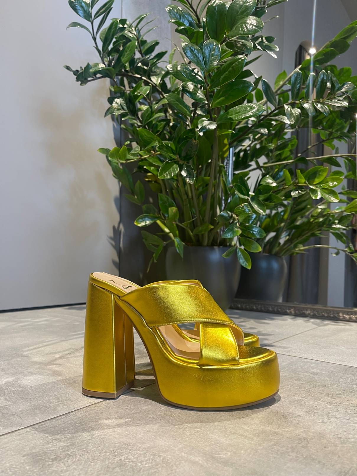 Mille Luci LUCIANA LIME HEELS - Vesta Donna