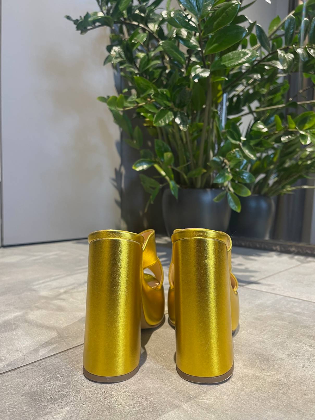 Mille Luci LUCIANA LIME HEELS - Vesta Donna