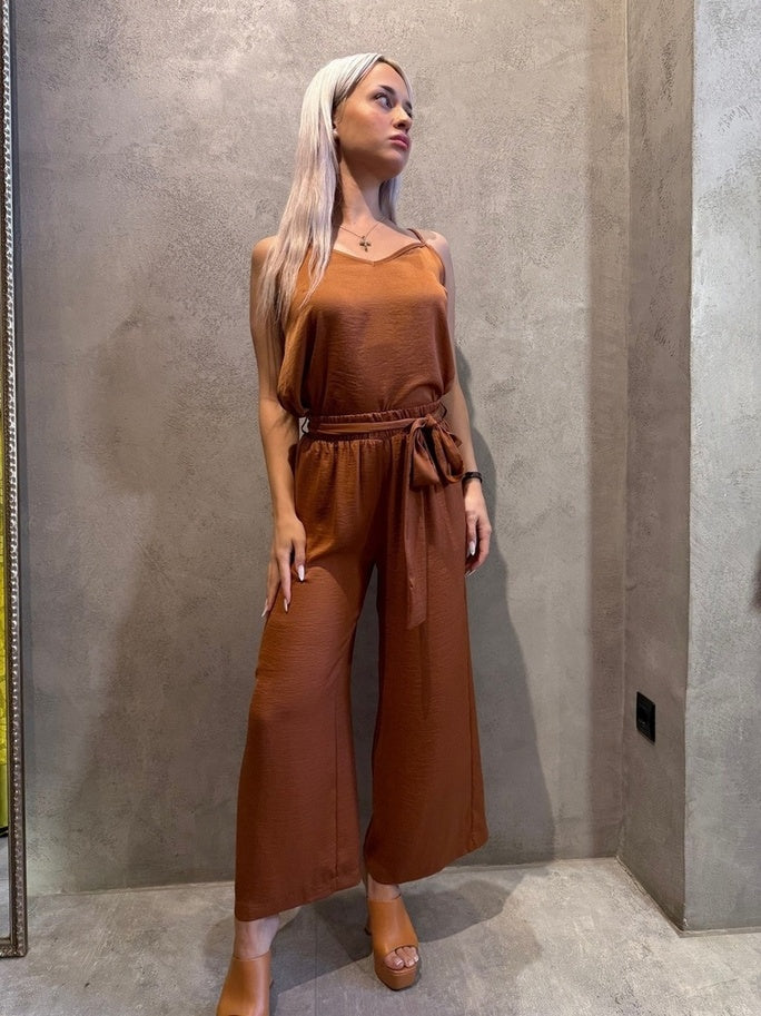 SENDA TOP BROWN - Vesta Donna