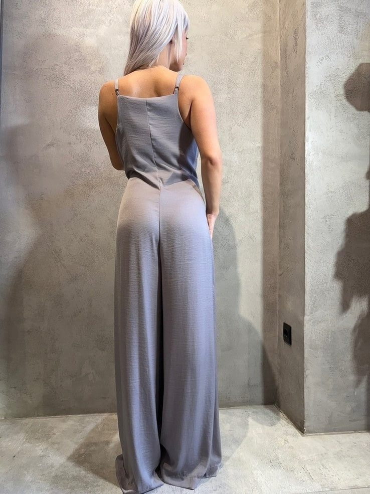 GLADIS JUMPSUIT GREY - Vesta Donna