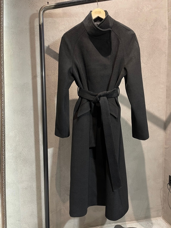 MELAIKA COAT BLACK - Vesta Donna