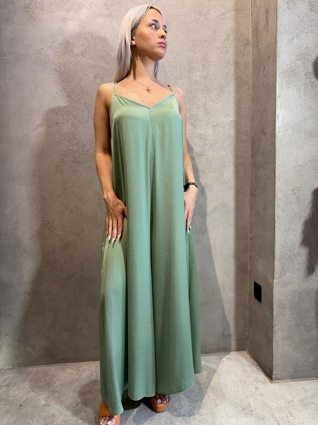 NARDIN JUMPSUIT MINT - Vesta Donna