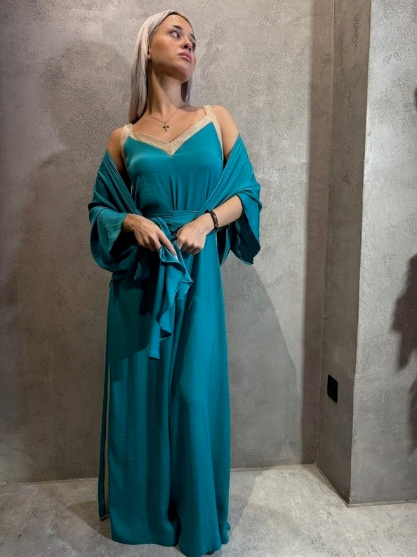 BRANDY JUMPSUIT EMERALD - Vesta Donna