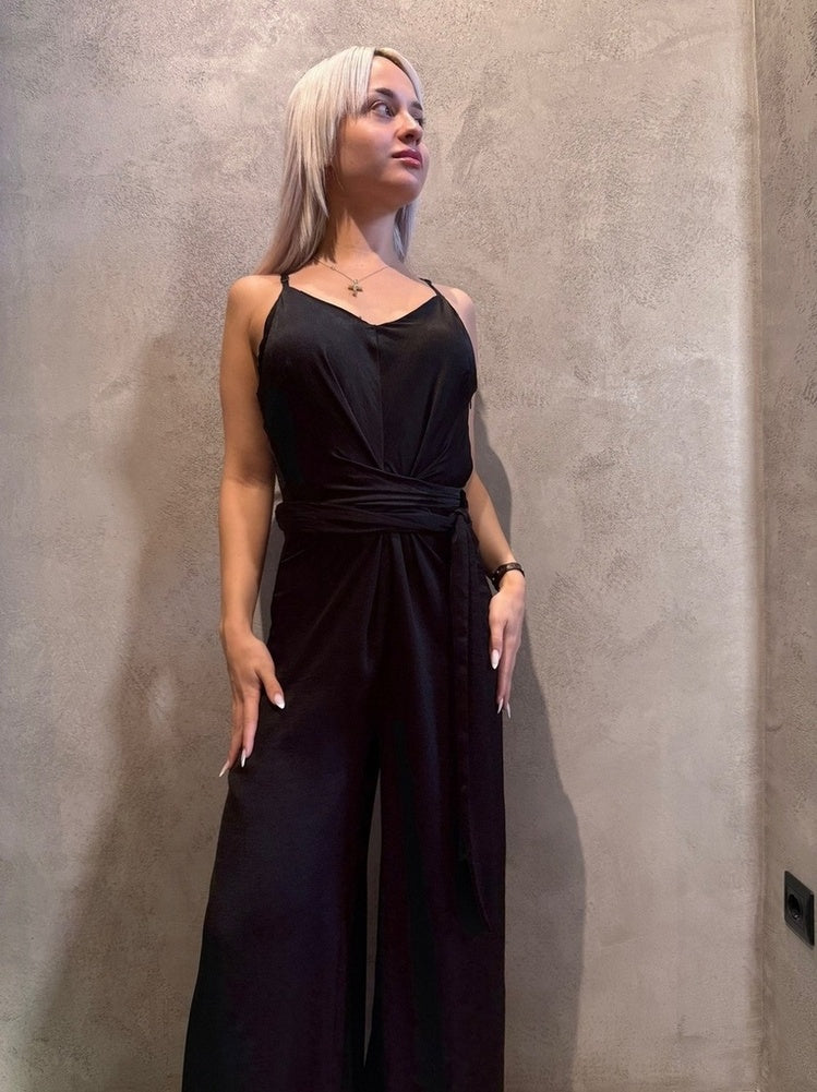 GLADIS JUMPSUIT BLACK - Vesta Donna