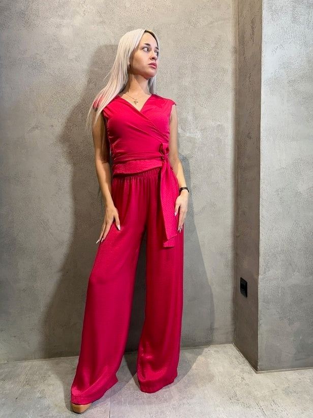 FENIA PANTS OLIVE - Vesta Donna