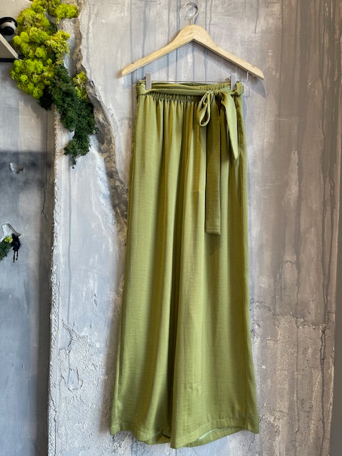 FENIA PANTS OLIVE - Vesta Donna