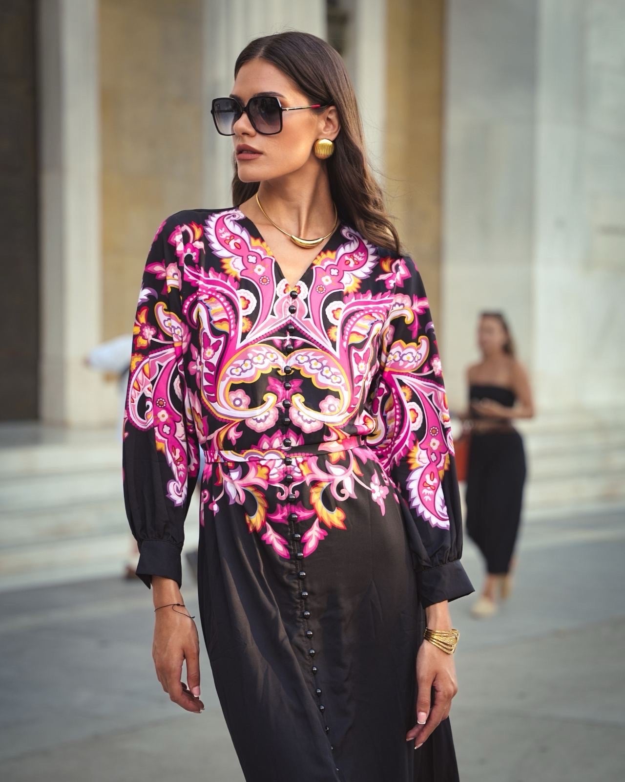THE SEQUEL PRINT DRESS