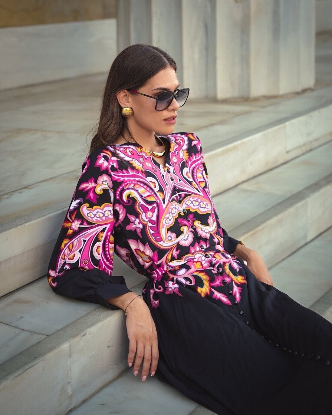 THE SEQUEL PRINT DRESS - Vesta Donna