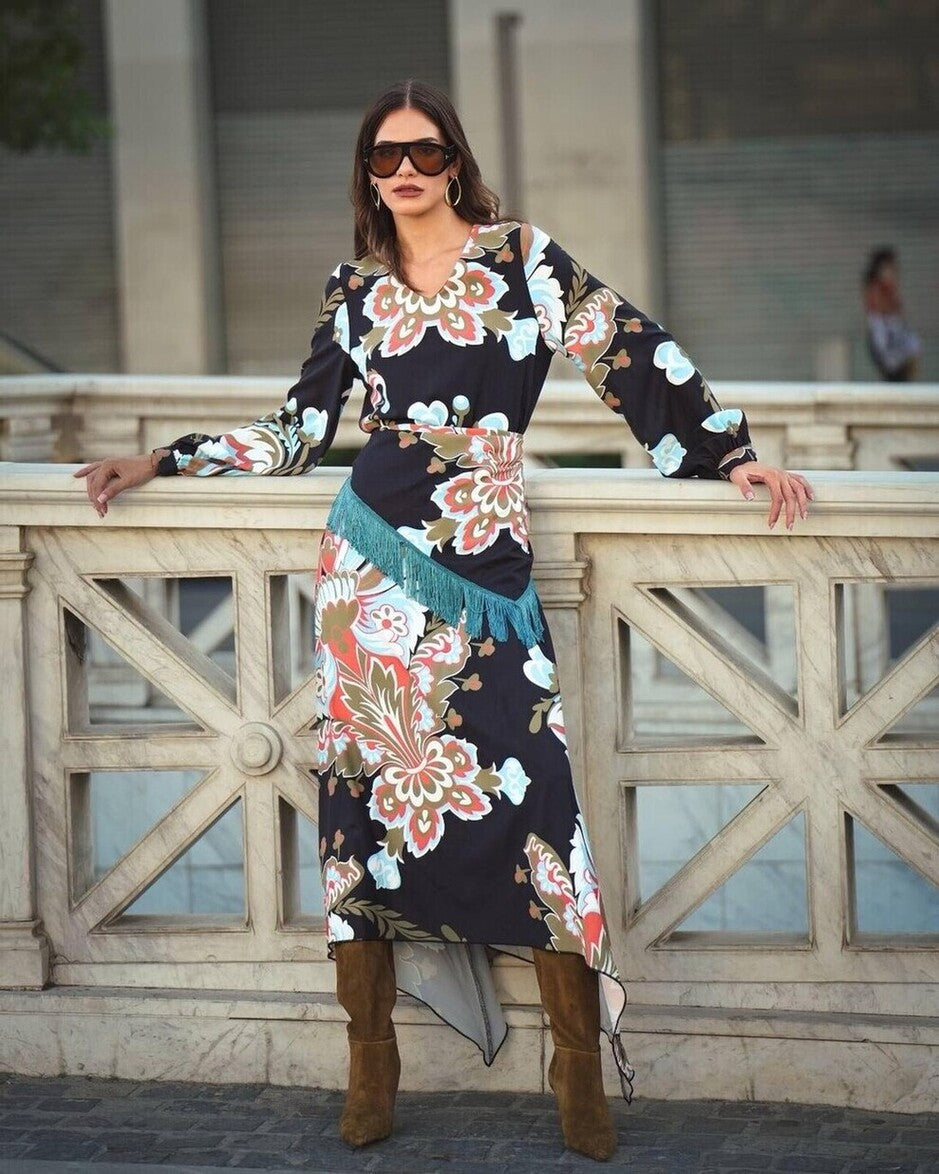 OLIVIA LONG DRESS - Vesta Donna